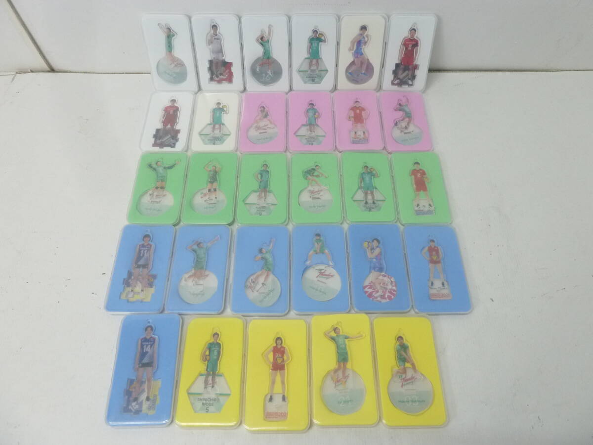 62◇80/【中古】バレーボール選手 アクリルスタンド セット(ケース入り) 0107拍卖