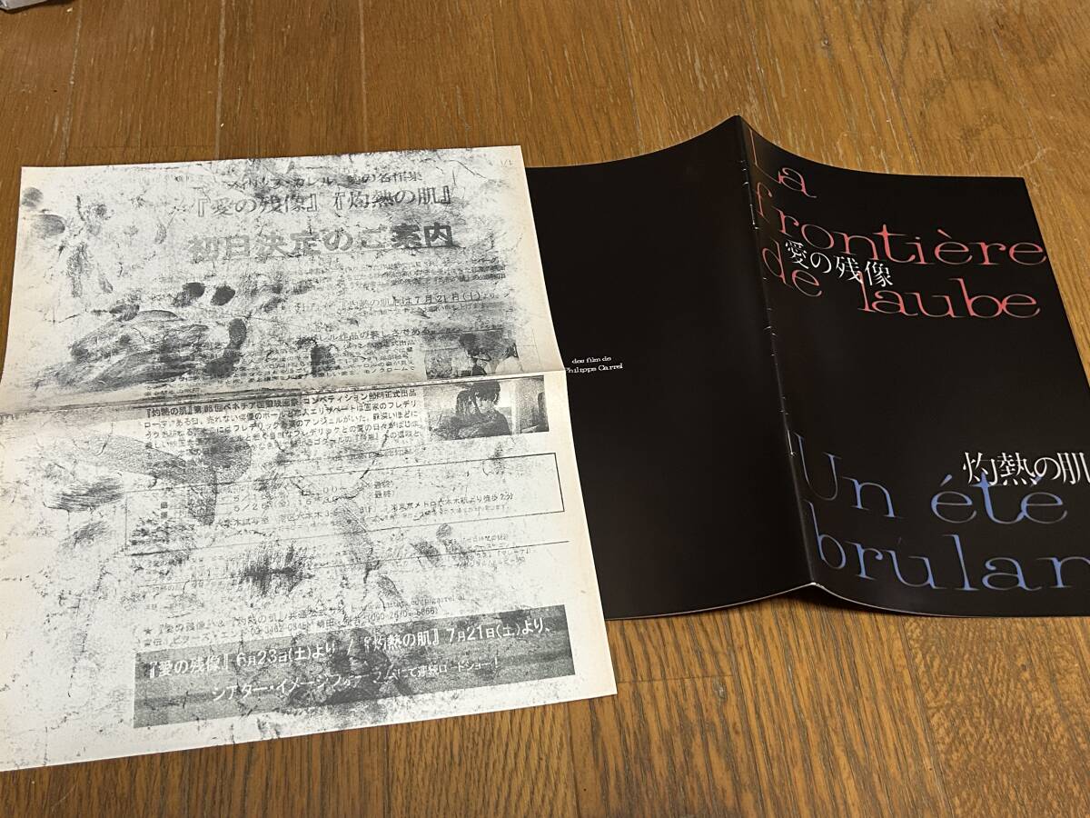 ★即決落札★非売品/映画プレスブック「愛の残像/情熱の肌」フィリップ・ガレル/フランソワ・ルイ・ガレル/モニカ・ベルッチ拍卖