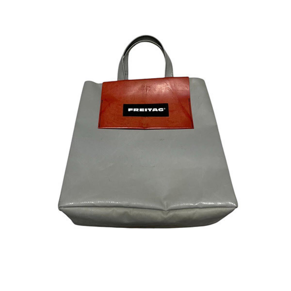 【新品+レア】FREITAG 京都限定 バイカラー ハンド バッグ グレー オレンジ拍卖