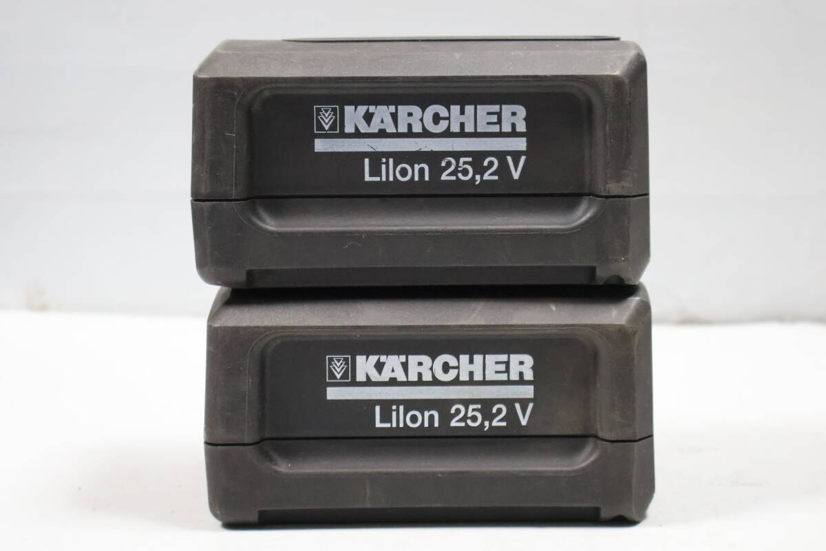 G5418 Y 【2個セット】KARCHER ケルヒャー Li-ion バッテリー 25.2V 3.3Ah 83.2Wh/ 6.654-183.0【動作確認済】拍卖