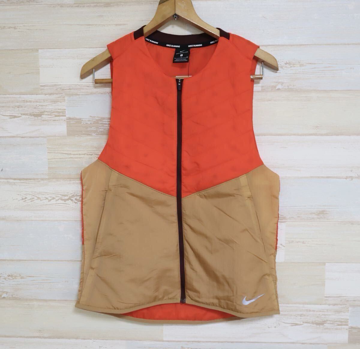 新品 Lサイズ NIKE ナイキ エアロレイヤー ベスト メンズランニングウェア トレーニングウエア拍卖