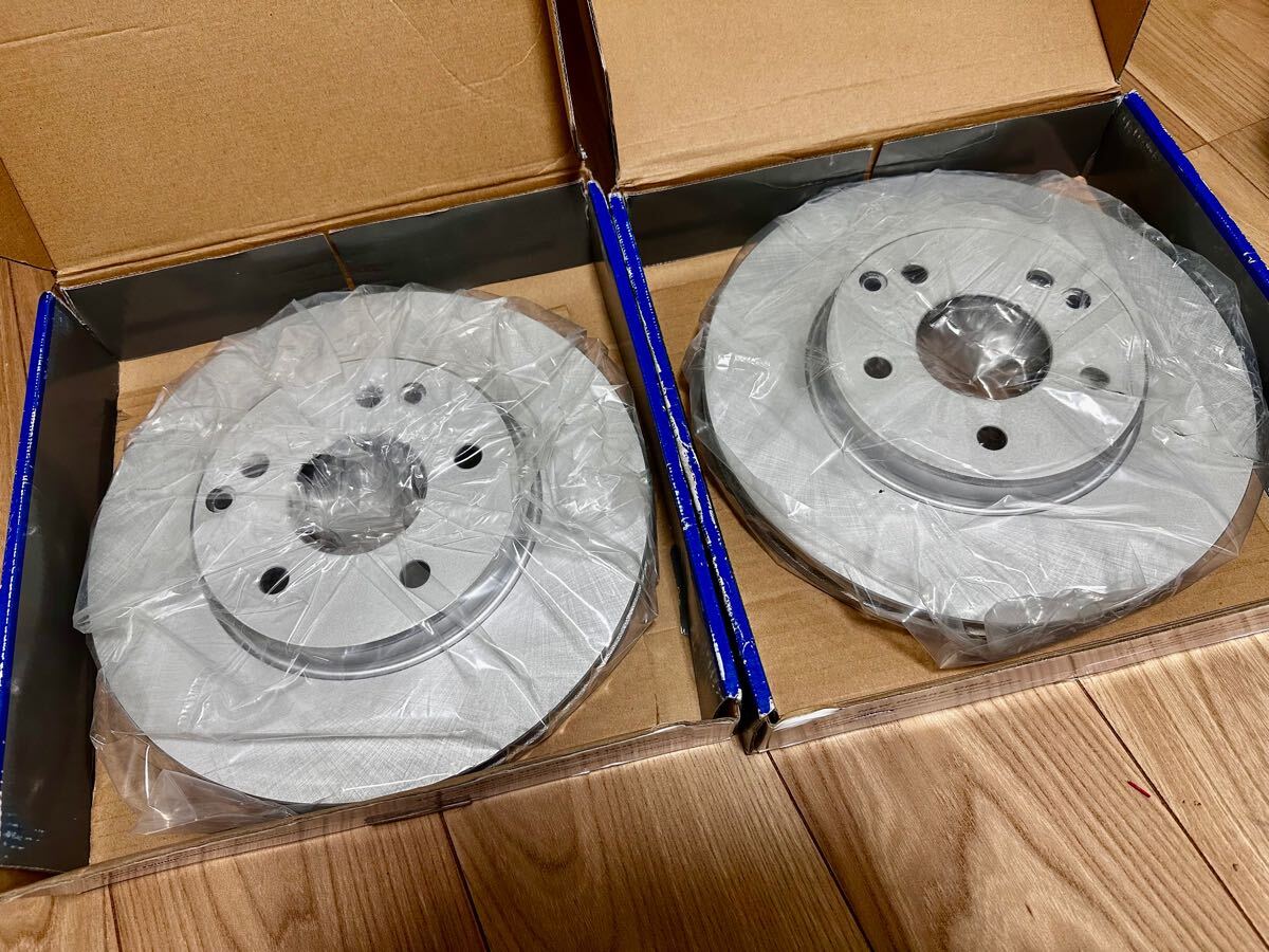 メルセデス ベンツ C230/240 SLK230 C280 フロント 2枚新品フロントブレーキディスク!オリジナルパフォーマンス製! 品番:980101拍卖