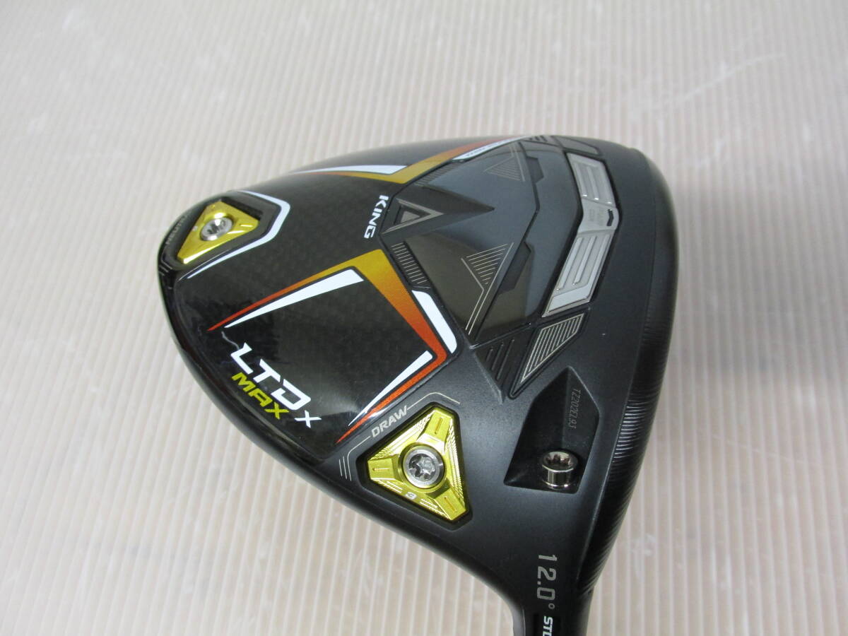 美品 コブラ cobra KING LTD x MAXドライバー 12度 SPEEDER NX for cobra(S)★打点のミスに強く、ドロー弾道で飛ばせる拍卖
