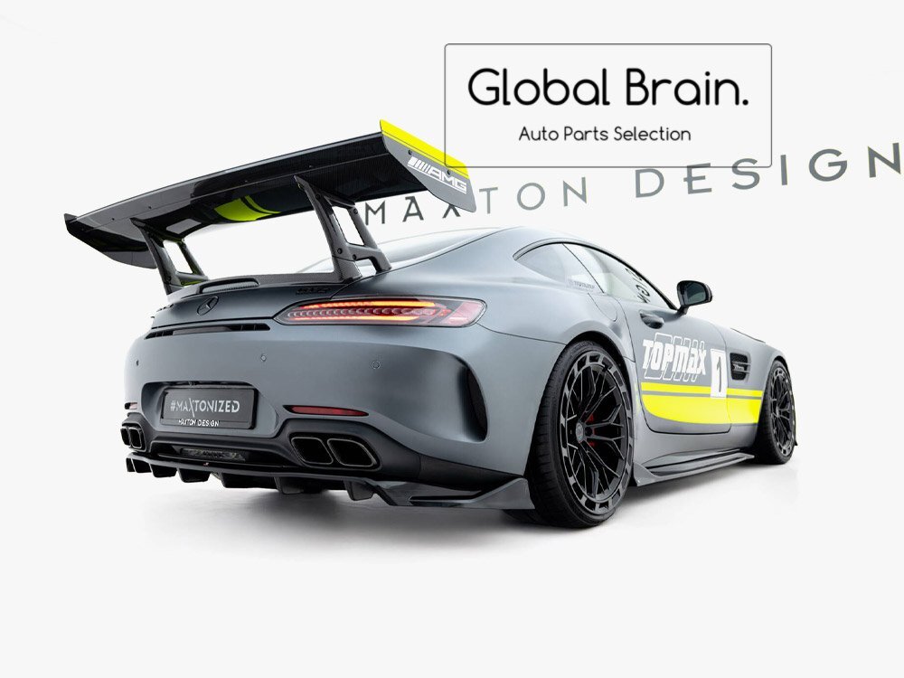 メルセデス AMG GT C C190 後期 リア ディフューザー / リア バンパー トリム アンダー ディフューザー カバー リア エプロン エアロ拍卖