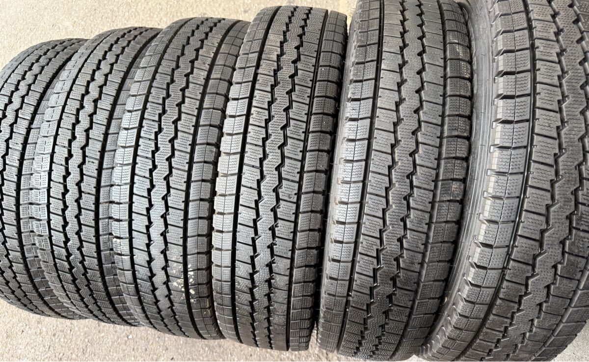 スタッドレス 205/80R17.5 DUNLOP LT03 2016年製 11ミリ 倉庫管理 6本セット拍卖