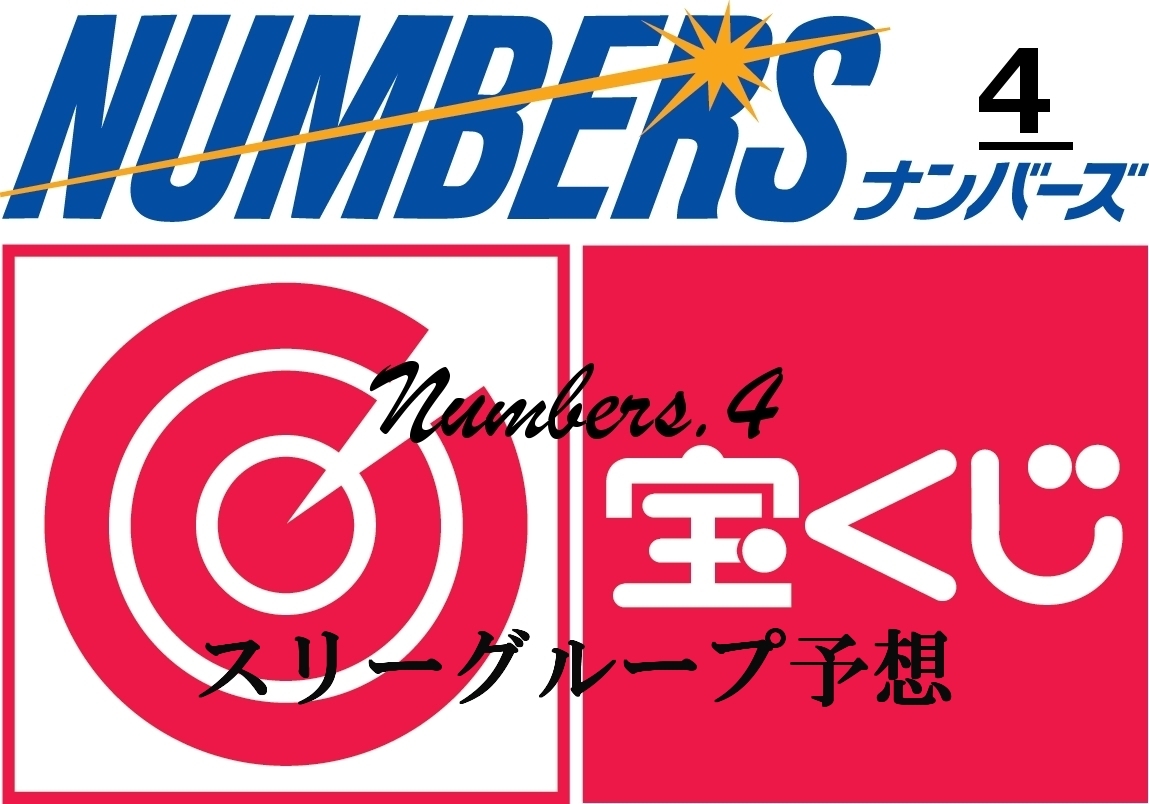 ナンバーズ4 / スリーグループ予想 / 当ててください。拍卖