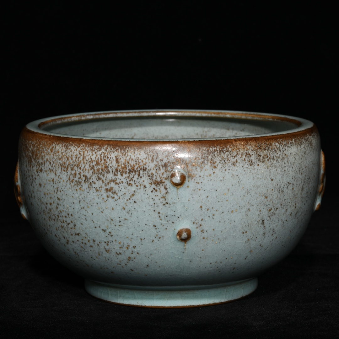 旧蔵 宋 汝窯 補首炉 古陶磁器 中国磁器 極細工 中国古美術 古美味 骨董品 201-05拍卖