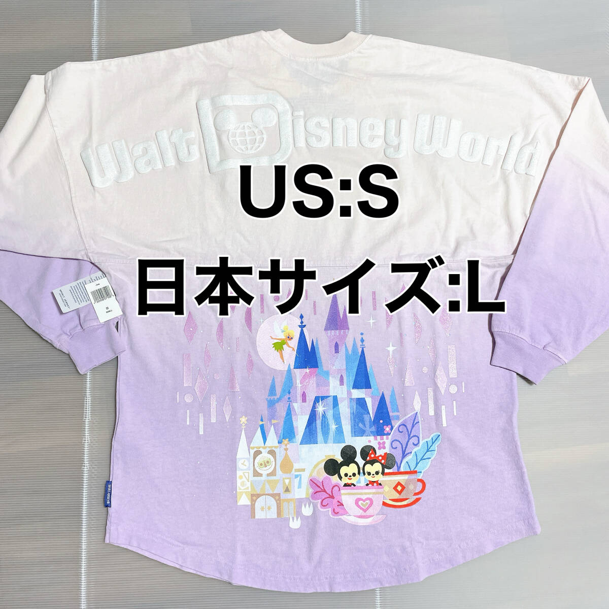 《WDW限定》US/S【未使用・タグ付】joeychou|スピジャ spirit jersey|スモワ ウォルトディズニーワールド|シンデレラ城 チシャ猫 ダンボ拍卖