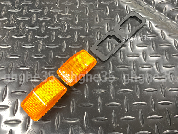 トヨタ 純正 ランドクルーザー 80 サイド マーカー ウインカー レンズ パッキン 左右 セット 検索 ランクル ライト LED フロント エンジン拍卖