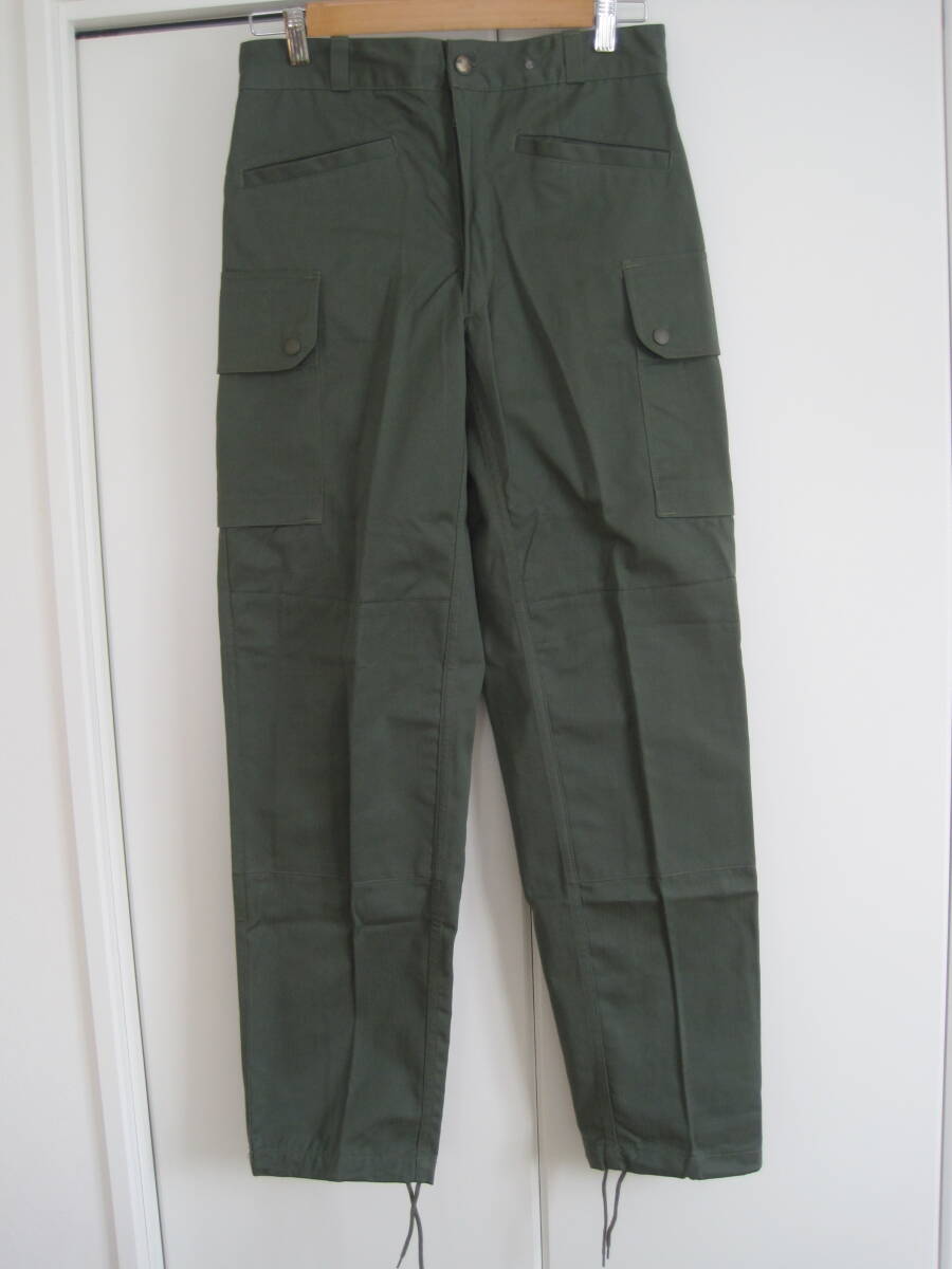 レア 新品 デッドストック フランス軍 SOCOVET カーゴパンツ ミリタリー 軍パン 小さめサイズ ウエスト76cm レディースの方にも拍卖