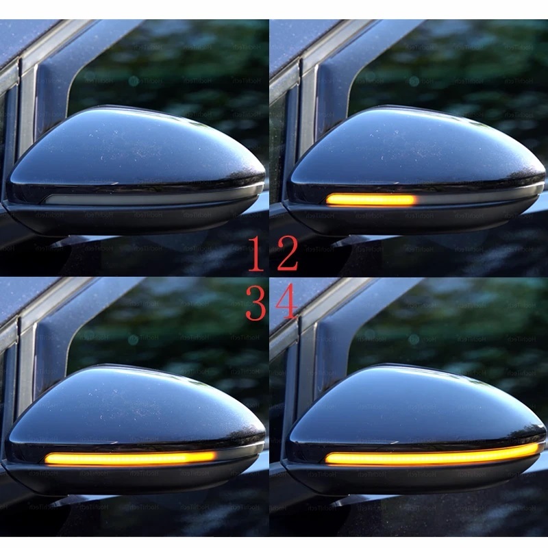 国内発送 専用設計 VW golf7 golf7.5 ゴルフ7 ゴルフ7.5 mk7 mk7.5 シーケンシャル ミラー ウィンカー LED 社外 カスタム 流れる GTI拍卖