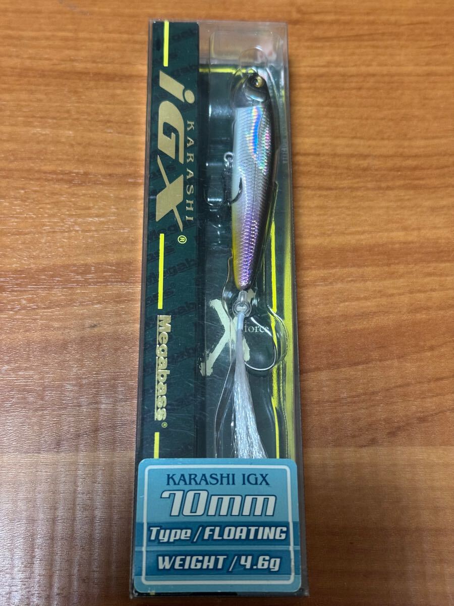 メガバス カラシ IGX 70F【新品未使用】GG稚鮎拍卖