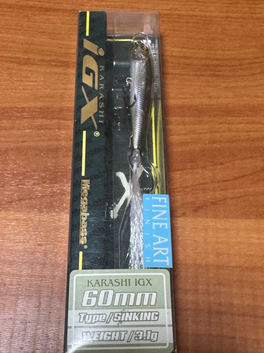メガバス カラシ IGX 60S【新品未使用】FA ワカサギ拍卖