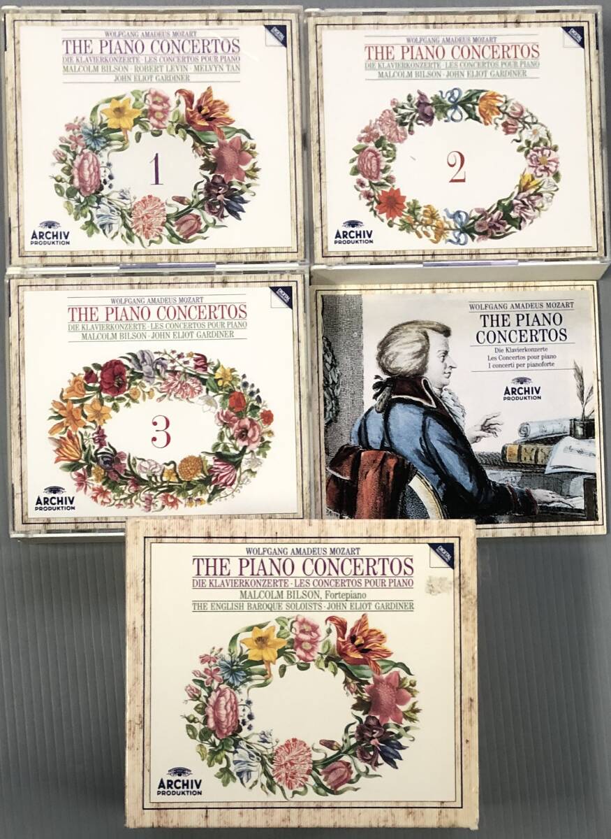 9枚組CD BOX●モーツァルト ピアノ協奏曲全集 ガーディナー USA盤拍卖
