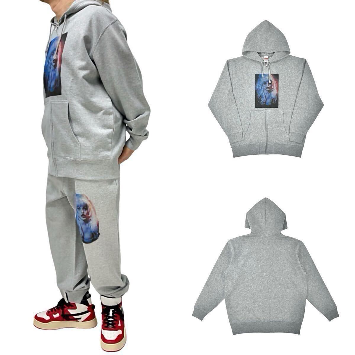 新品 ニナハーゲン ドイツ パンクの母 グラム ニューウェーブ ジップアップパーカー スウェットパンツ セットアップ オーバーサイズ XL(LL)拍卖