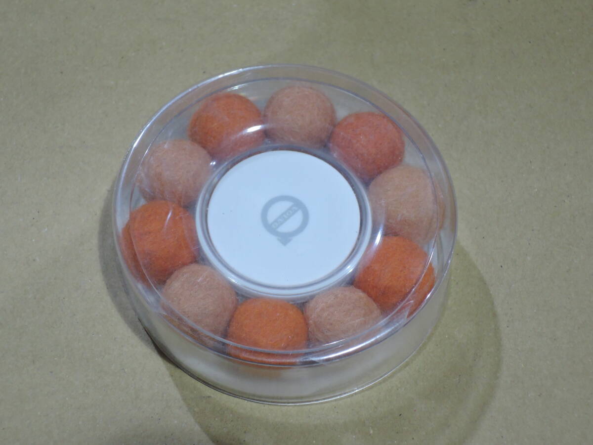 倉庫保管品 ボルボ 未使用 アロマボンボン オレンジ フェルト デフューザー ※アロマなし※【D-68】拍卖