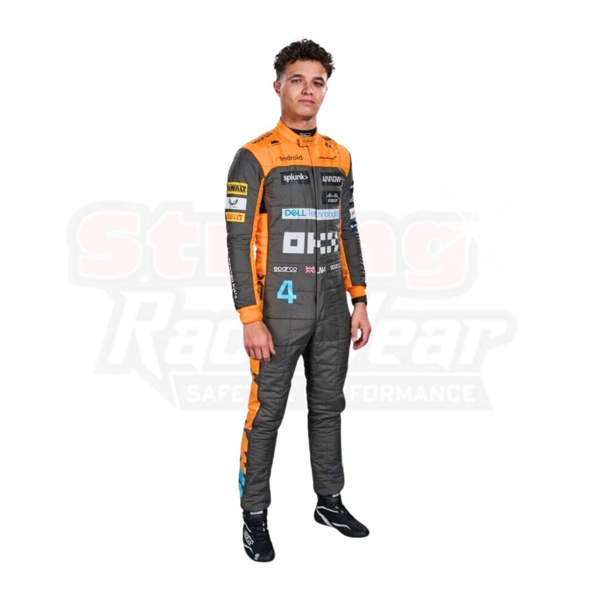 海外 送料込み 高品質 ランド・ノリス 2022 McLaren Lando Norris F1 レーシングスーツ サイズ各種 レプリカ 拍卖
