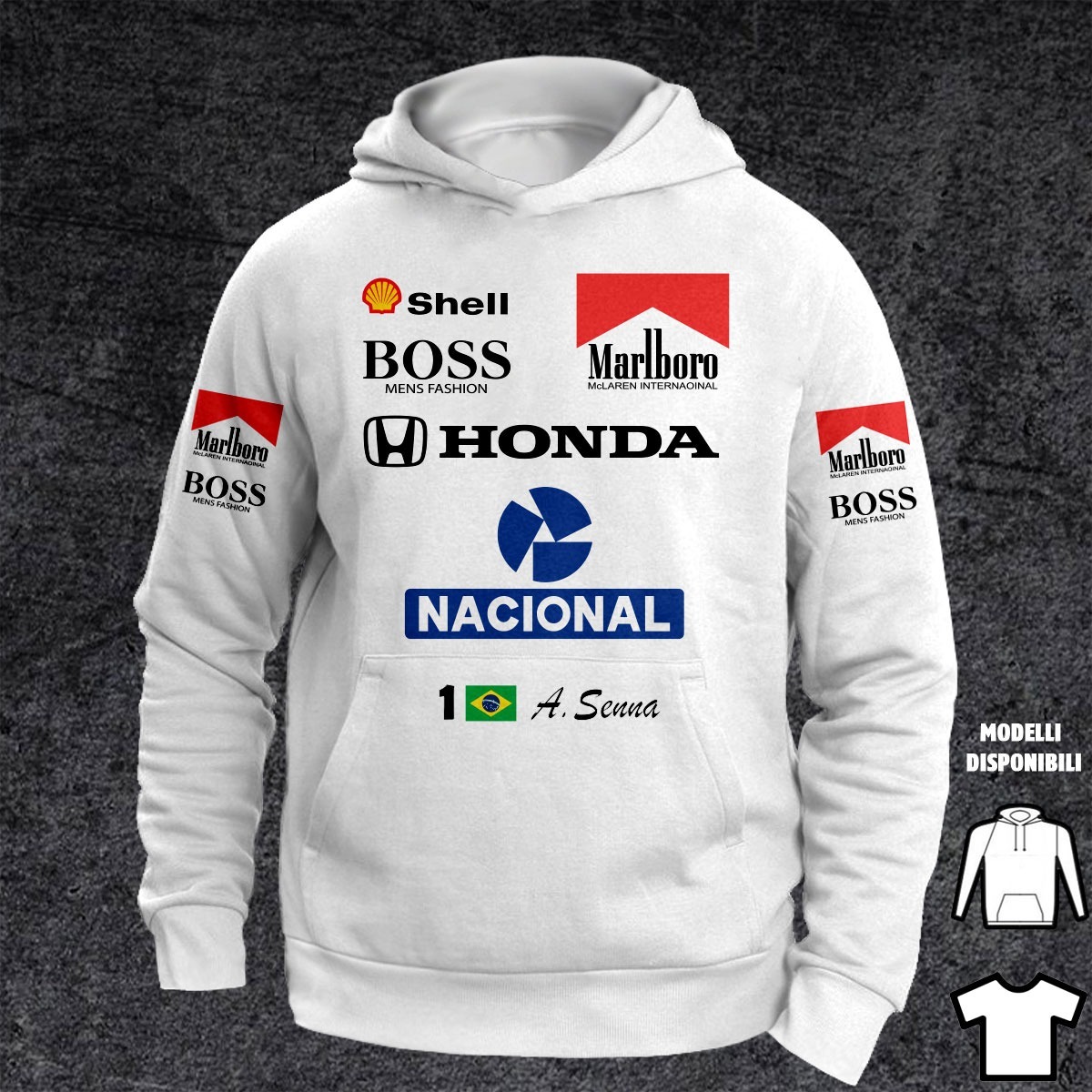 海外 送料込み 高品質 アイルトン・セナ F1 スウェットシャツ サイズ各種 レプリカ 3拍卖