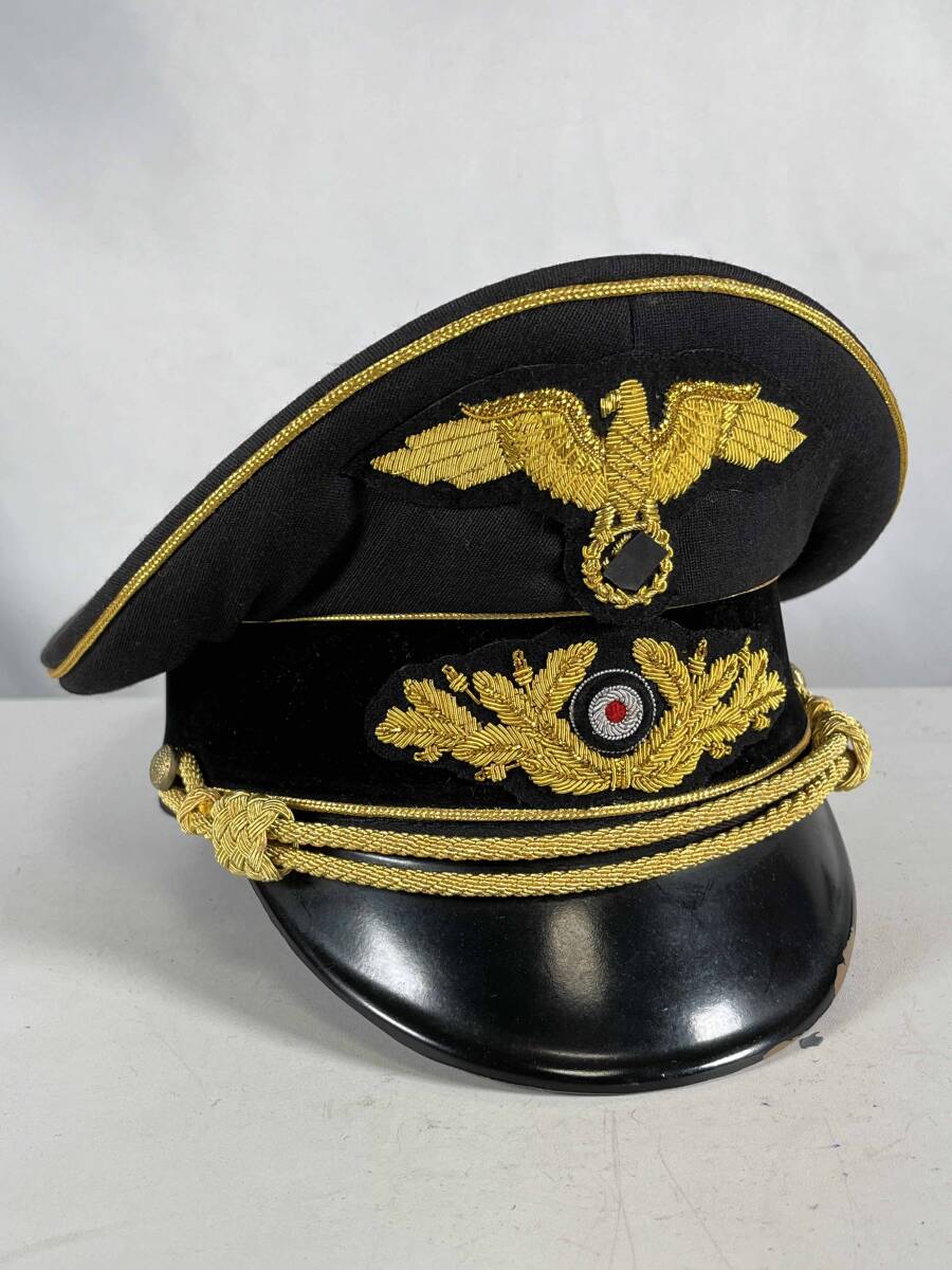 レプリカ 第二次世界大戦 ドイツ軍 ドイツ国防軍 親衛隊 制帽 複数出品 中古品 複製品 J拍卖