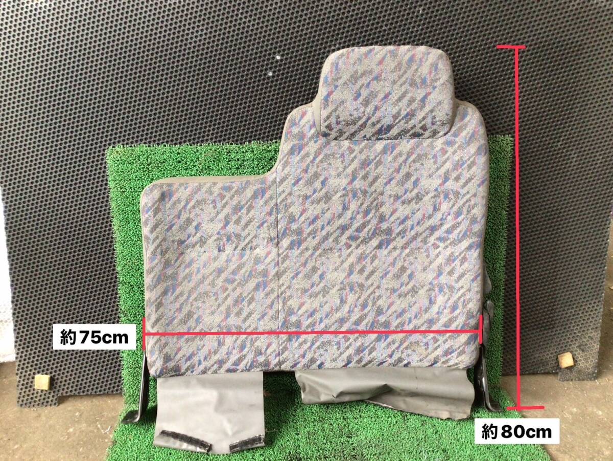 NHS69E H.11年 エルフ 標準 ハイルーフ 助手席側 シート 背もたれ 塗料汚れあり H上 250128 ④ 即日発送可 いすゞ 200s拍卖