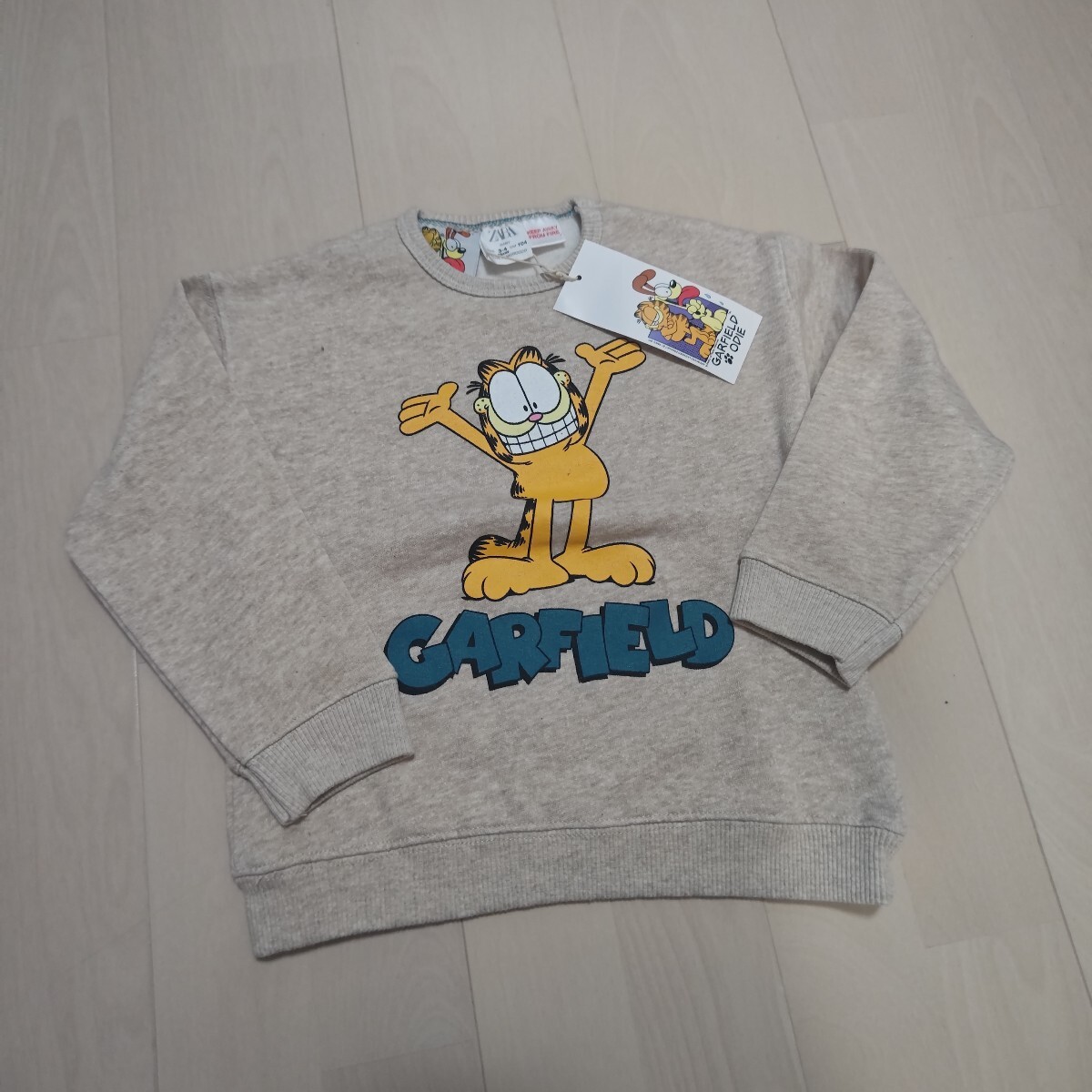 新品タグあり 裏起毛 トレーナー 子供服 ザラ Zara スウェット サイズ104cm拍卖