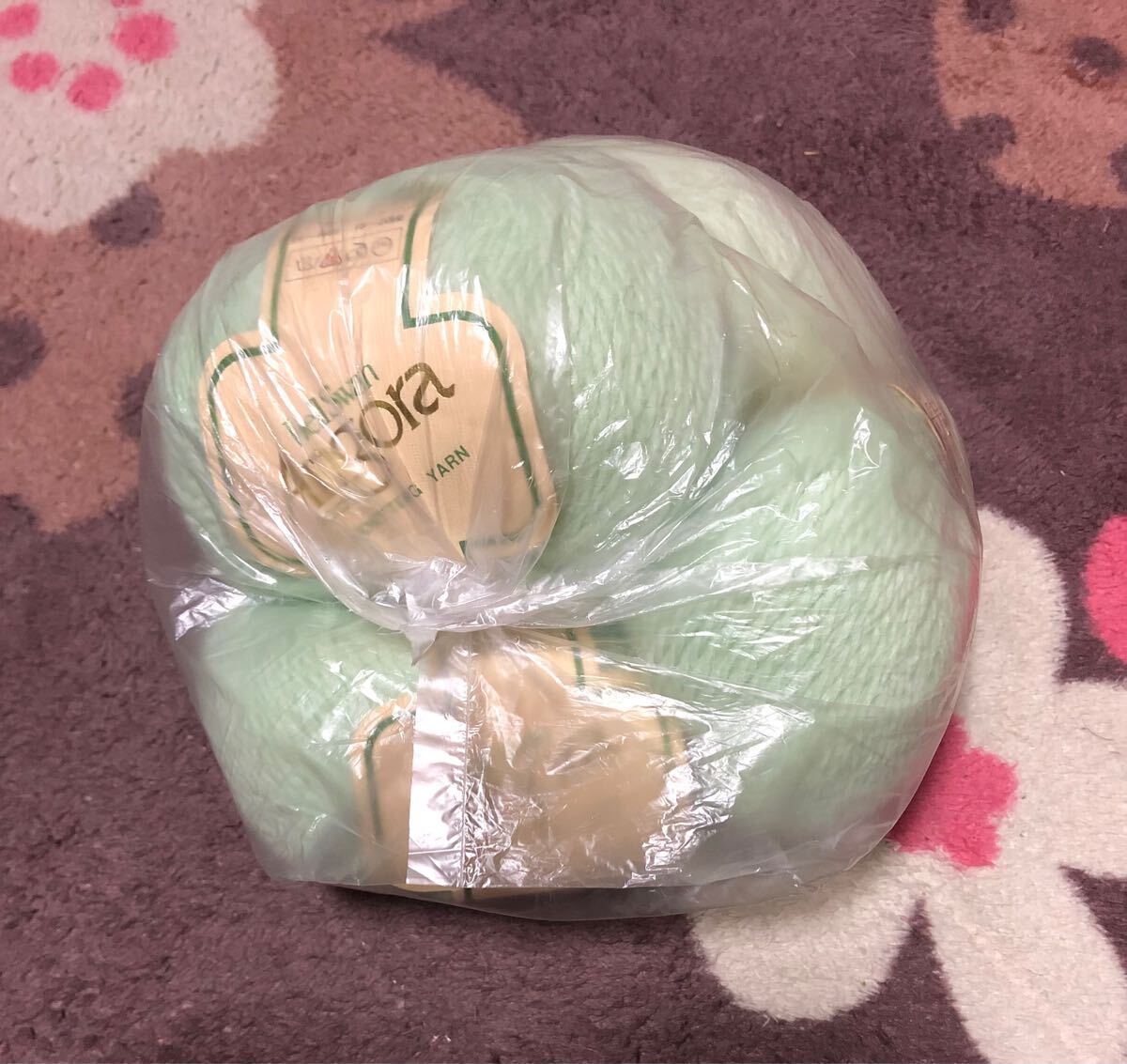 BellSwan Angora ベルスワン アンゴラ 鐘紡 Kanebo カネボウ 毛糸 薄緑 編み物 手芸材料 まとめ売り 未使用 毛65% 40g 76m 4玉セット 拍卖