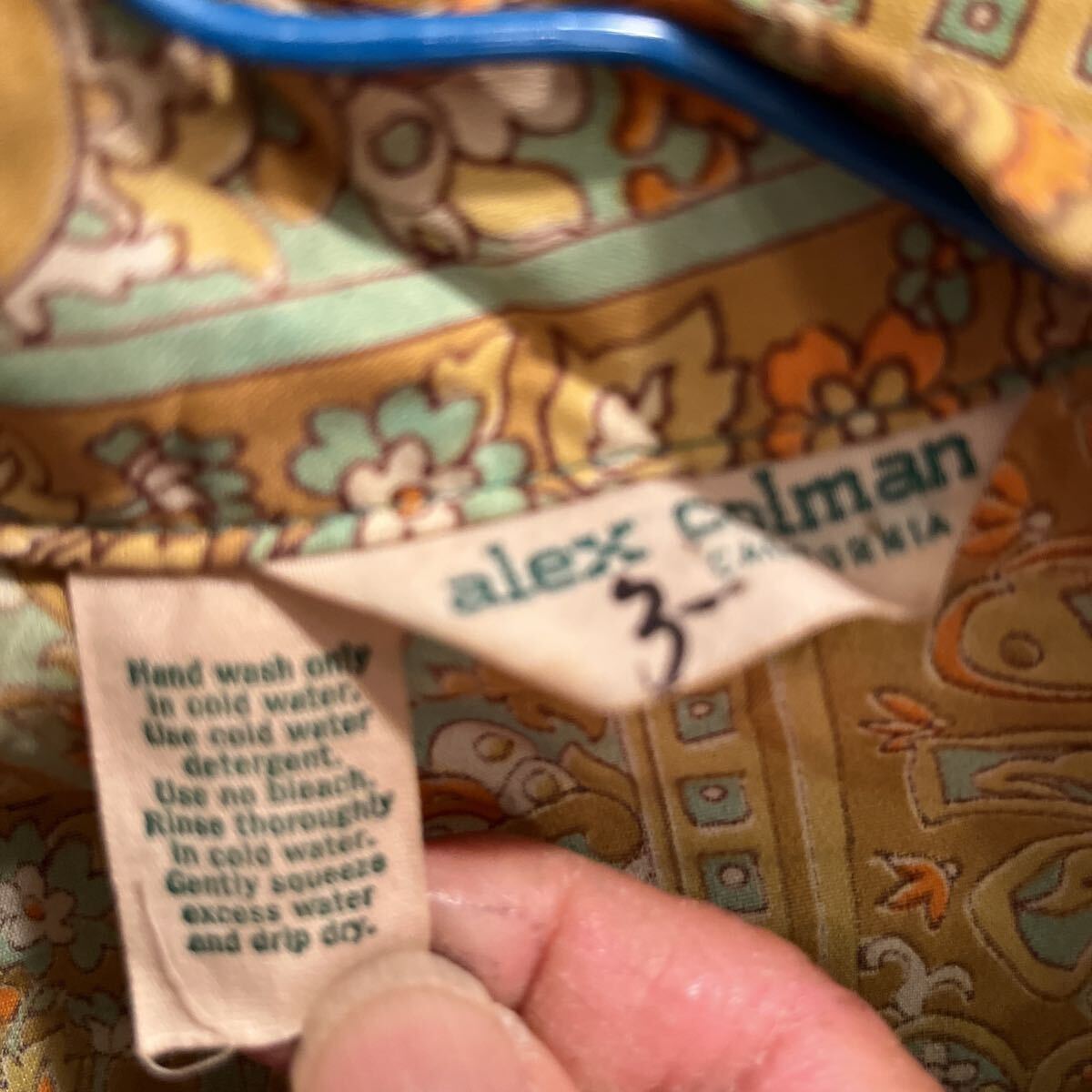 ヴィンテージ メイドUSAカリフォルニア 50〜70s サイケディリックモデル&ヒッピースタイル長袖シャツ インタレスティング かわいい拍卖