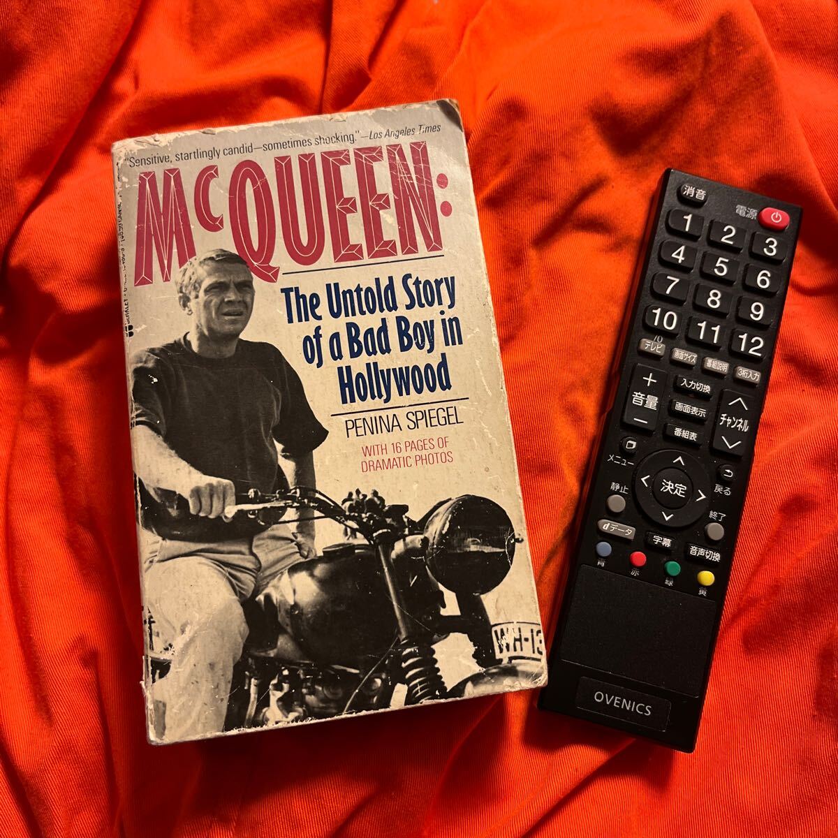 1986年版 アンティークブック スティーブマックィーン自伝 きれいです 全415ページ 英語の練習にいかがですか かっこいい&きれい拍卖