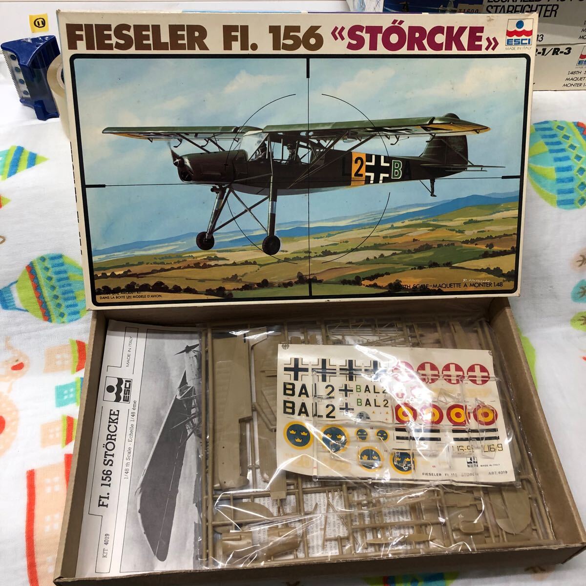 ESCI FIESELER FI.156 STRCKE 1/48 シュトルケ拍卖