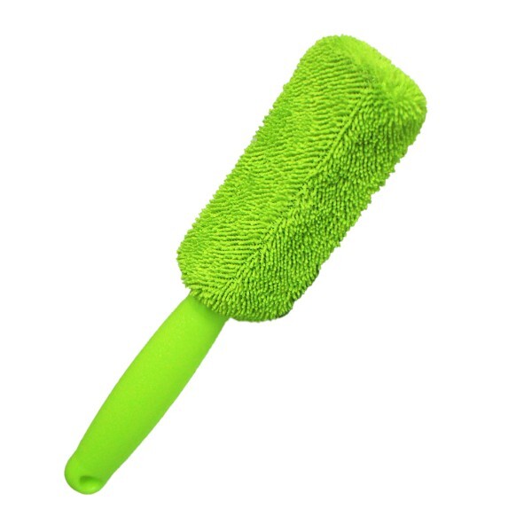 マイクロファイバーホイールブラシ 【グリーン】 大切なホイールが傷付きにくい!拍卖