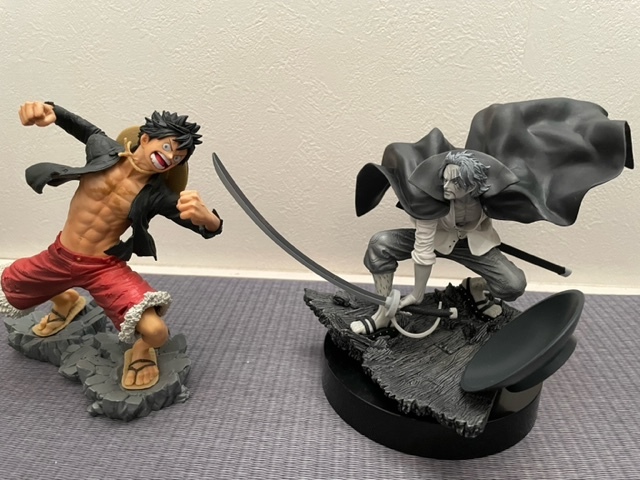 ☆処分!一番くじ ワンピース ルフィ&シャンクスフィギュア SCultures TAG team 2体セットUSED品☆拍卖