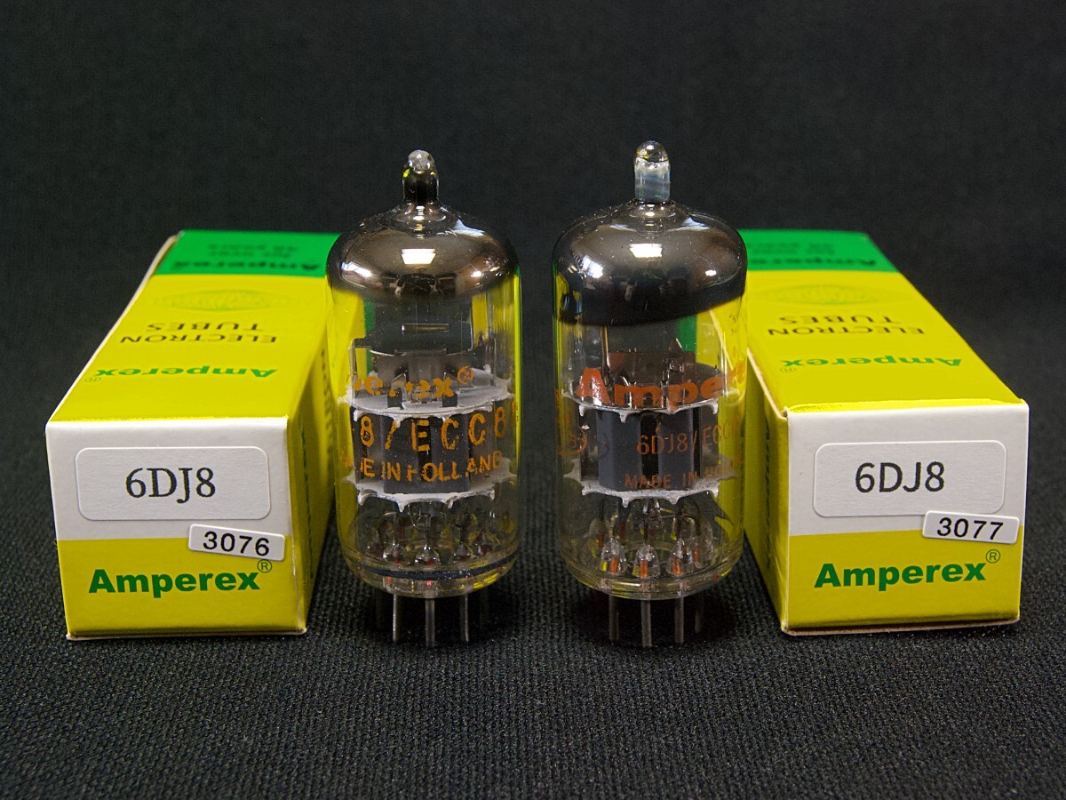 ♪♪Amperex ECC88/6DJ8 NOS品ペア #3076、アンペレックス♪♪拍卖