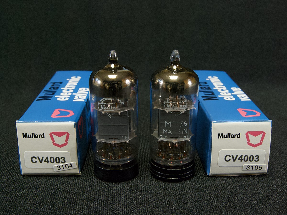 ♪♪Mullard CV4003 (ECC82/12AU7) NOS品ペア #3104、英ムラード♪♪拍卖