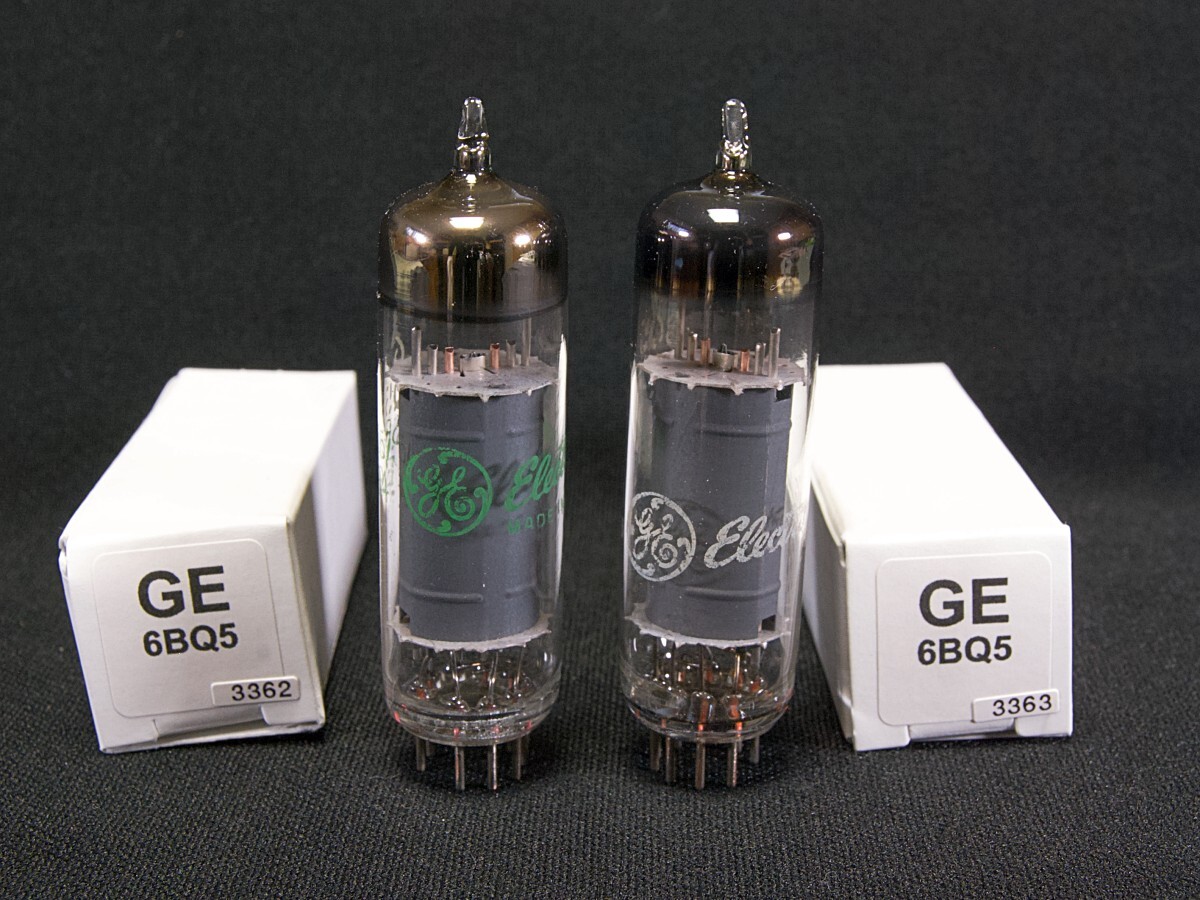 ♪♪GE 6BQ5 出力管 NOS品ペア #3362、GEビンテージ♪♪拍卖