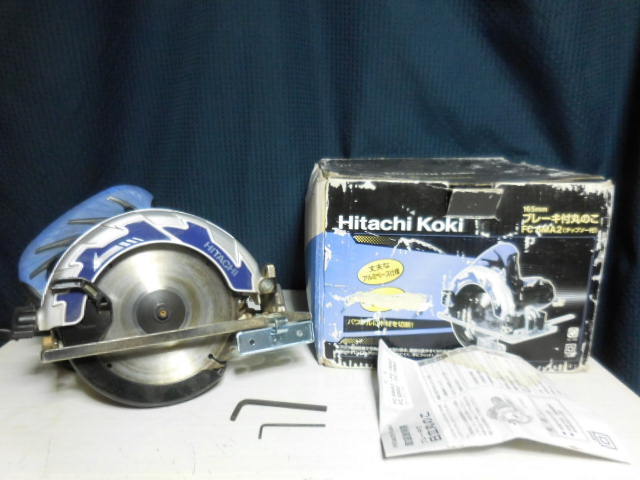 HiKOKI (旧日立工機) 電気丸のこ 刃径165mm アルミベース AC100V 1050W FC6MA2 電気 丸のこ ハイコーキ 箱破損・説明書付 ジャンク 通電可拍卖