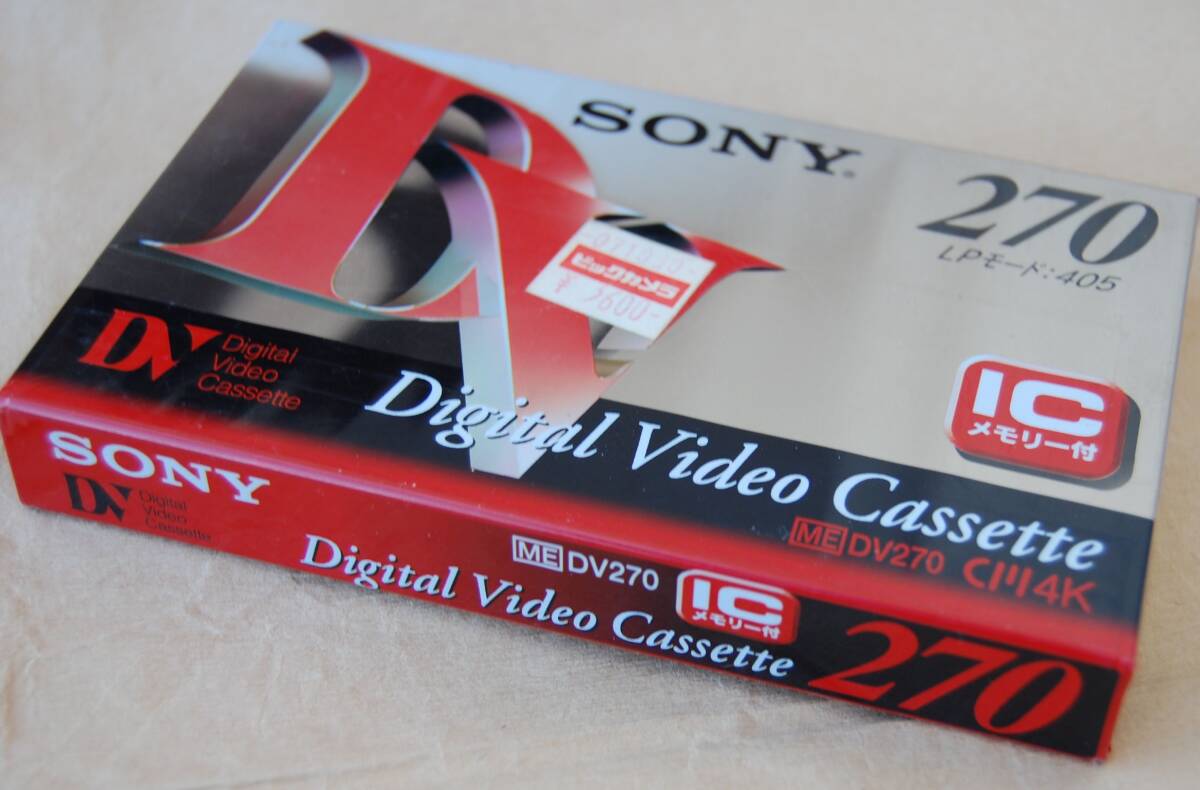 【即決/希少】未開封新品 SONY 高品質DVカセット DV270RM DVCAM使用可 270分/450分録画 4Kbitメモリー内蔵 送料230円~拍卖