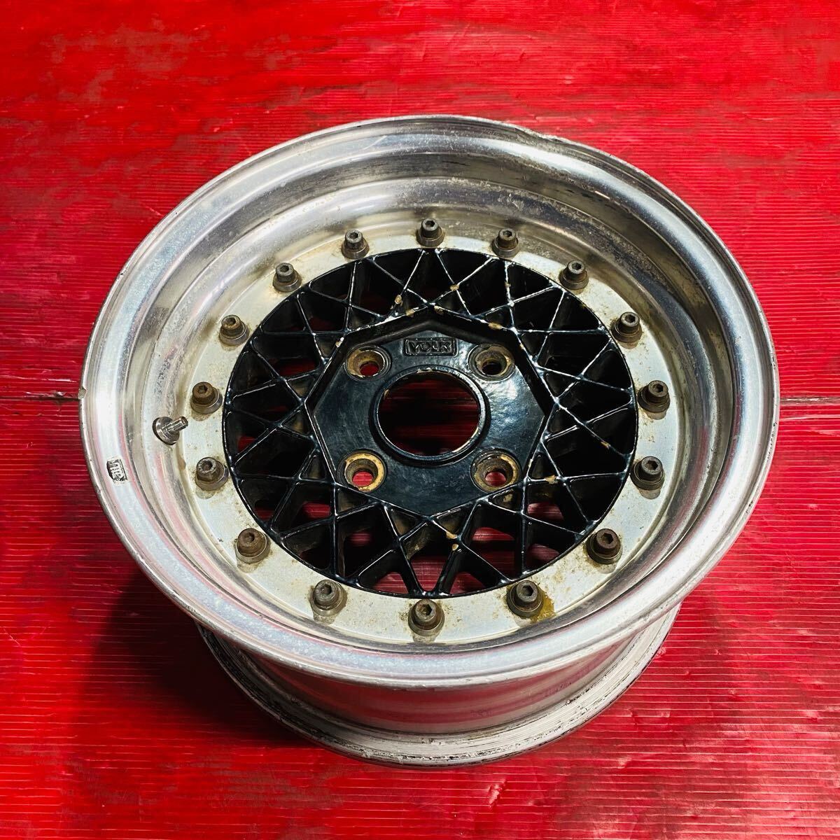 RAYS VOLK RACING サイズ 14×7J PCD 120 H4 OFF+4 ハブ径約73mm 傷汚れあり 1本のみ拍卖