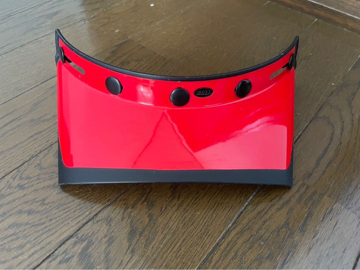 BELL 550 VISOR バイザー 赤オフロード拍卖