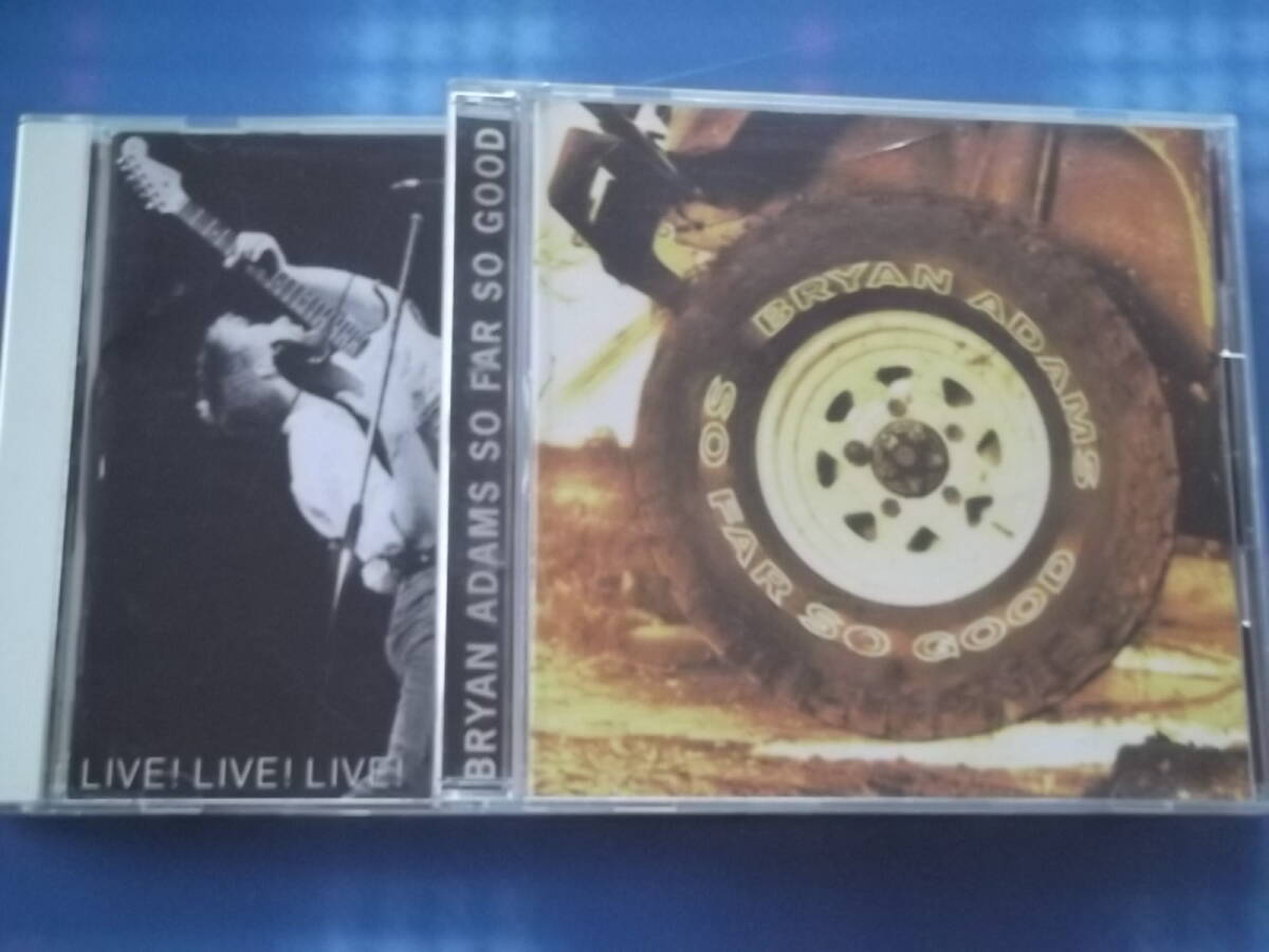 【中古】BRAIAN ADAMS「SO FAR SO GOOD & LIVE! LIVE! LIVE!」拍卖
