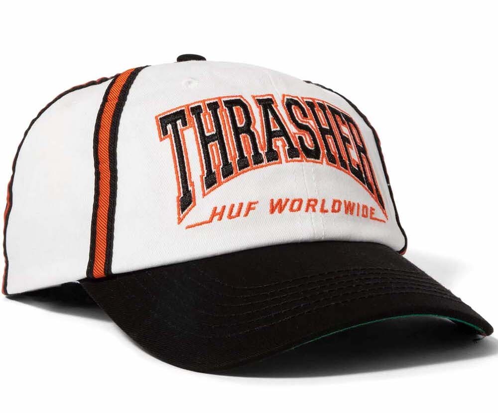 HUF Thrasher Center Field Snapback Hat Cap Natural キャップ拍卖