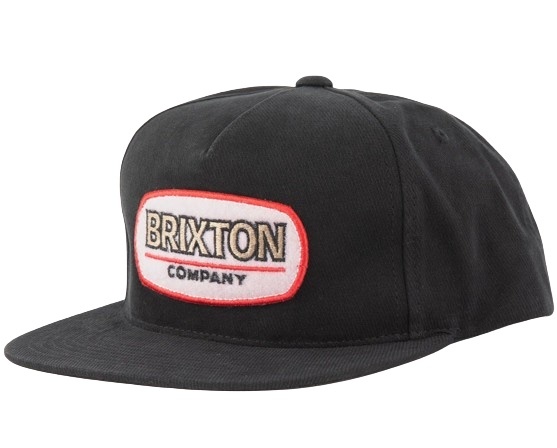 Brixton Canyon MP Snapback Hat Cap Black キャップ 拍卖