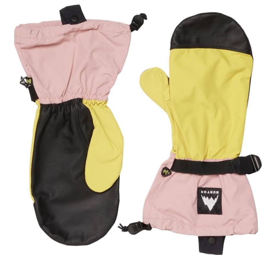 Burton Hi Five Mitten Sulfur/Powder Blush/True Black L mitt ミトン グローブ 拍卖