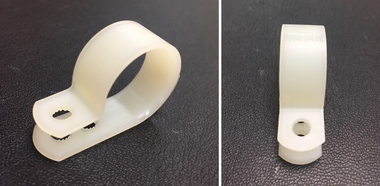 ★ 77451 日幸工業 NIX ナイロンクリップ NK-14N 100個セット ケーブル クランプ サドル 結束バンド 固定具 電材 配電 ニッコー 未使用 ★*拍卖