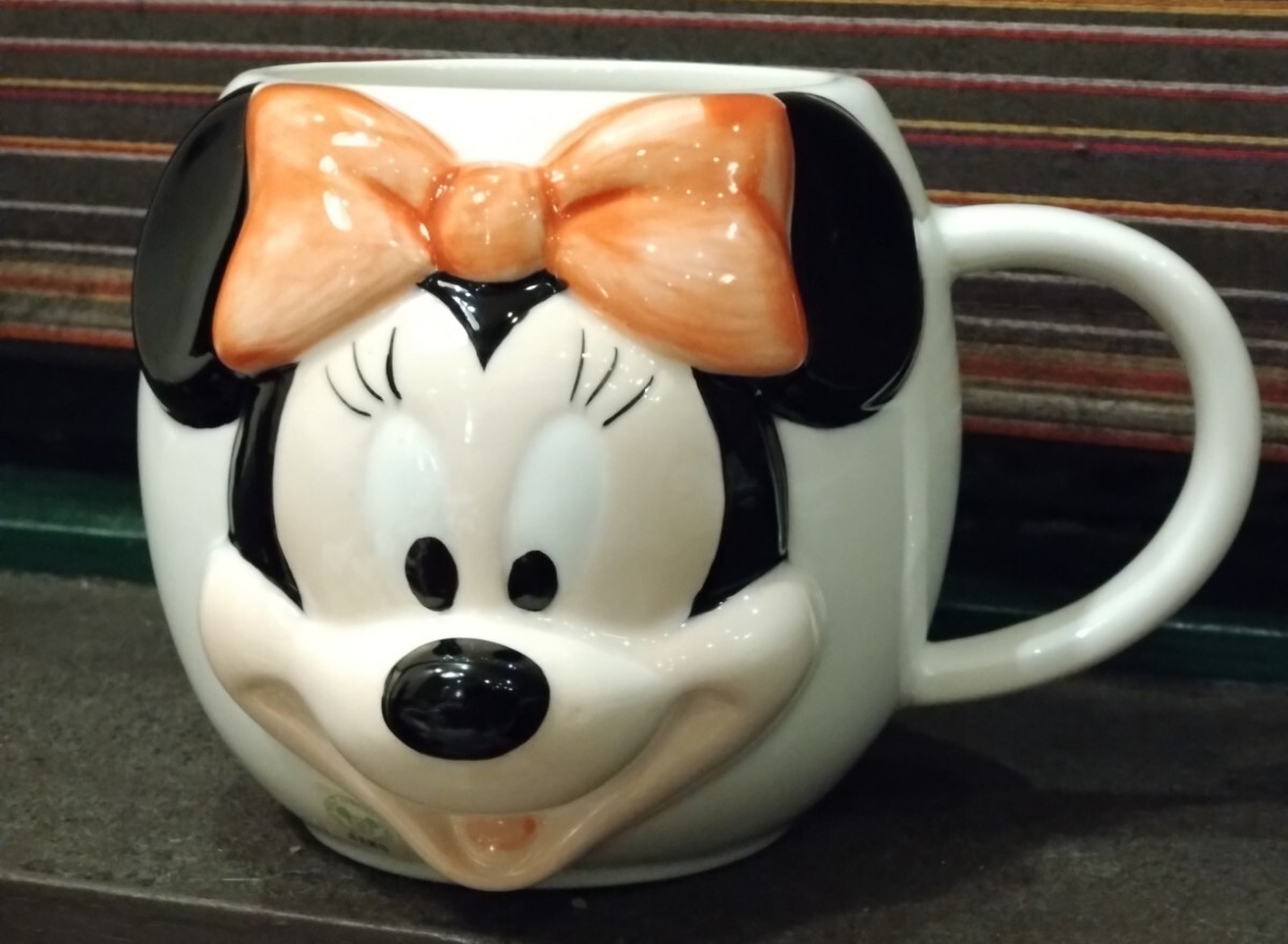 ウォルト ディズニー  フェイスマグカップ ミニー レトロ マグカップ拍卖