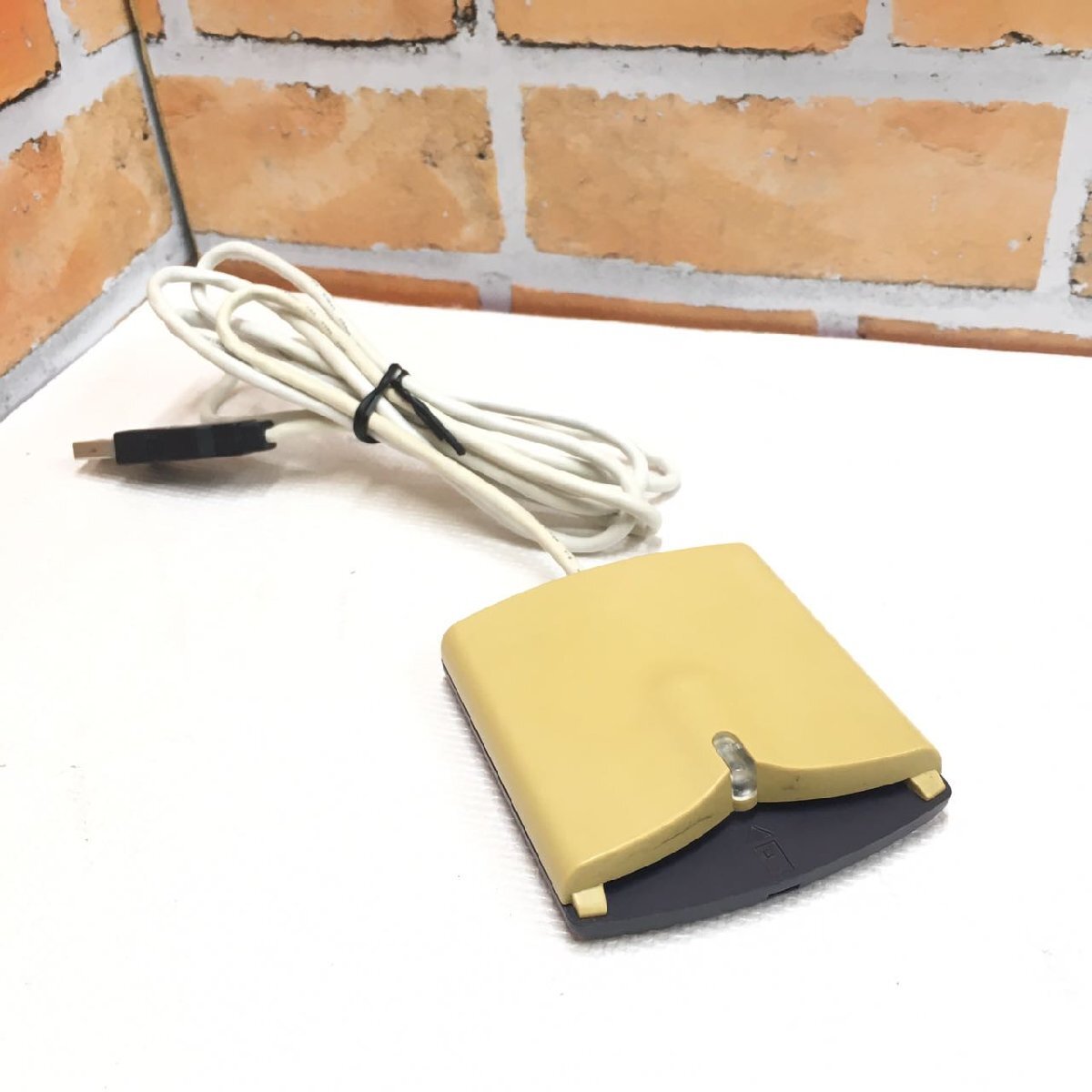 YXS0246★中古 日立 USB接続 公的個人認証用 マイナンバーカード対応 接触型ICカードリーダー ライター M-520U Windows11対応拍卖