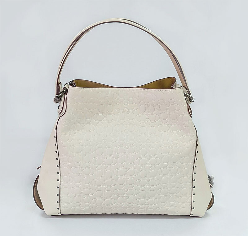 《COACH》コーチ*イーディーショルダーバッグ31 リベット■保護袋付き■クリーム【送料込み!】拍卖