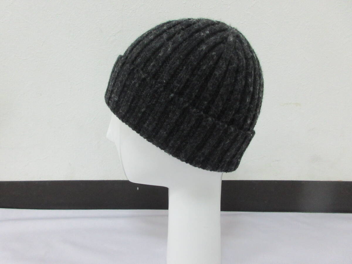 ( い-B1-108 )UNIQLO ユニクロ ヒートテックリブビーニー ニット帽 グレー 中古拍卖