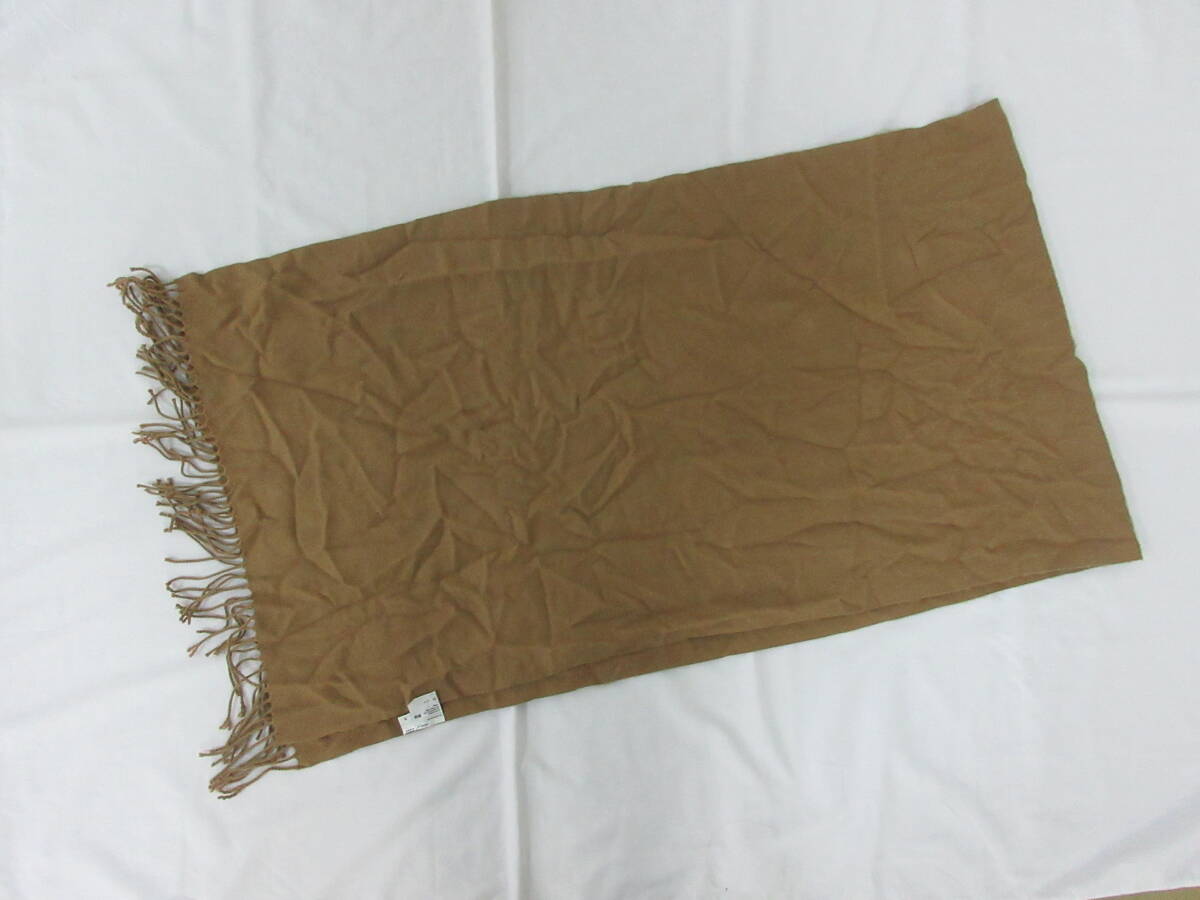 ( す-W-8030 )UNIQLO ユニクロ ヒートテックマフラー ブラウン 中古拍卖