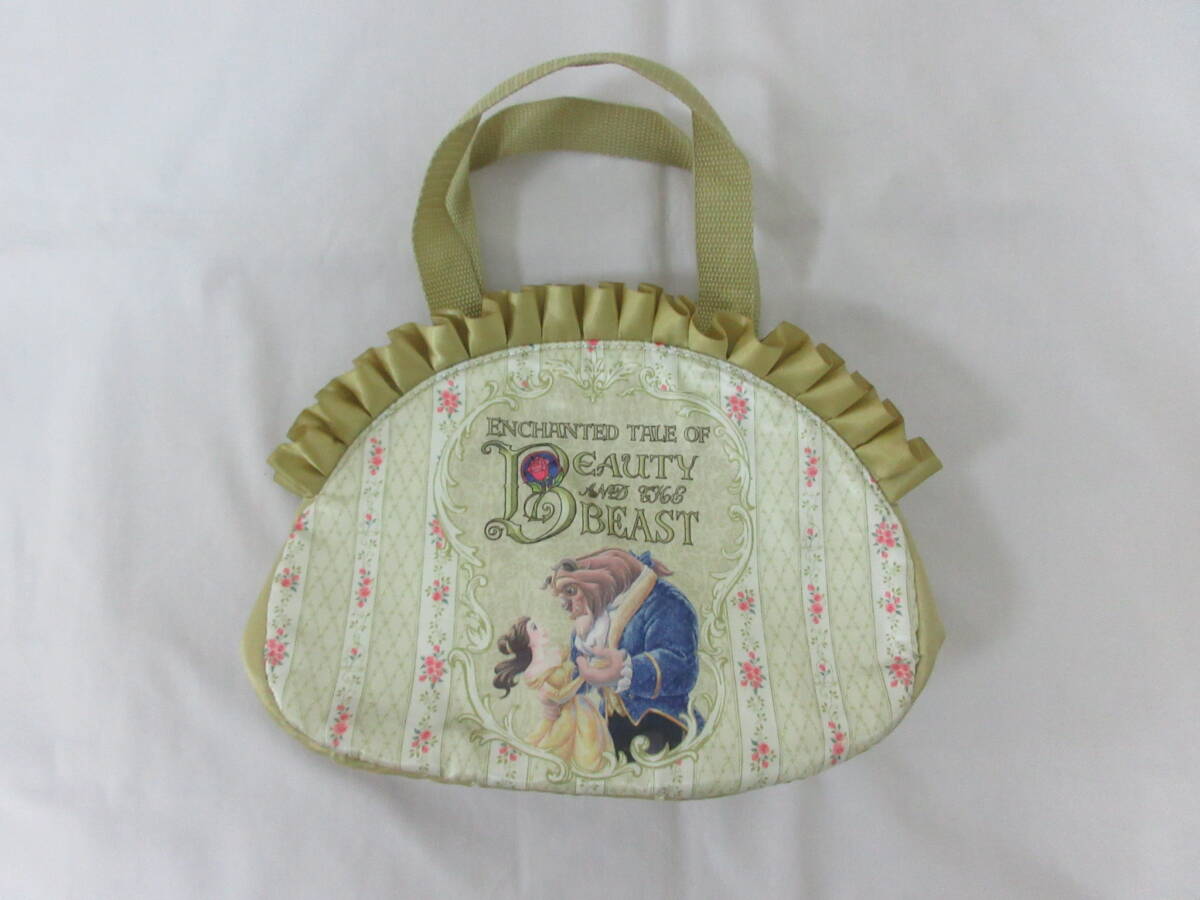 ( う-D1-8026 )東京ディズニーランド 美女と野獣 ランチバッグ スーベニア ランチケース 中古拍卖