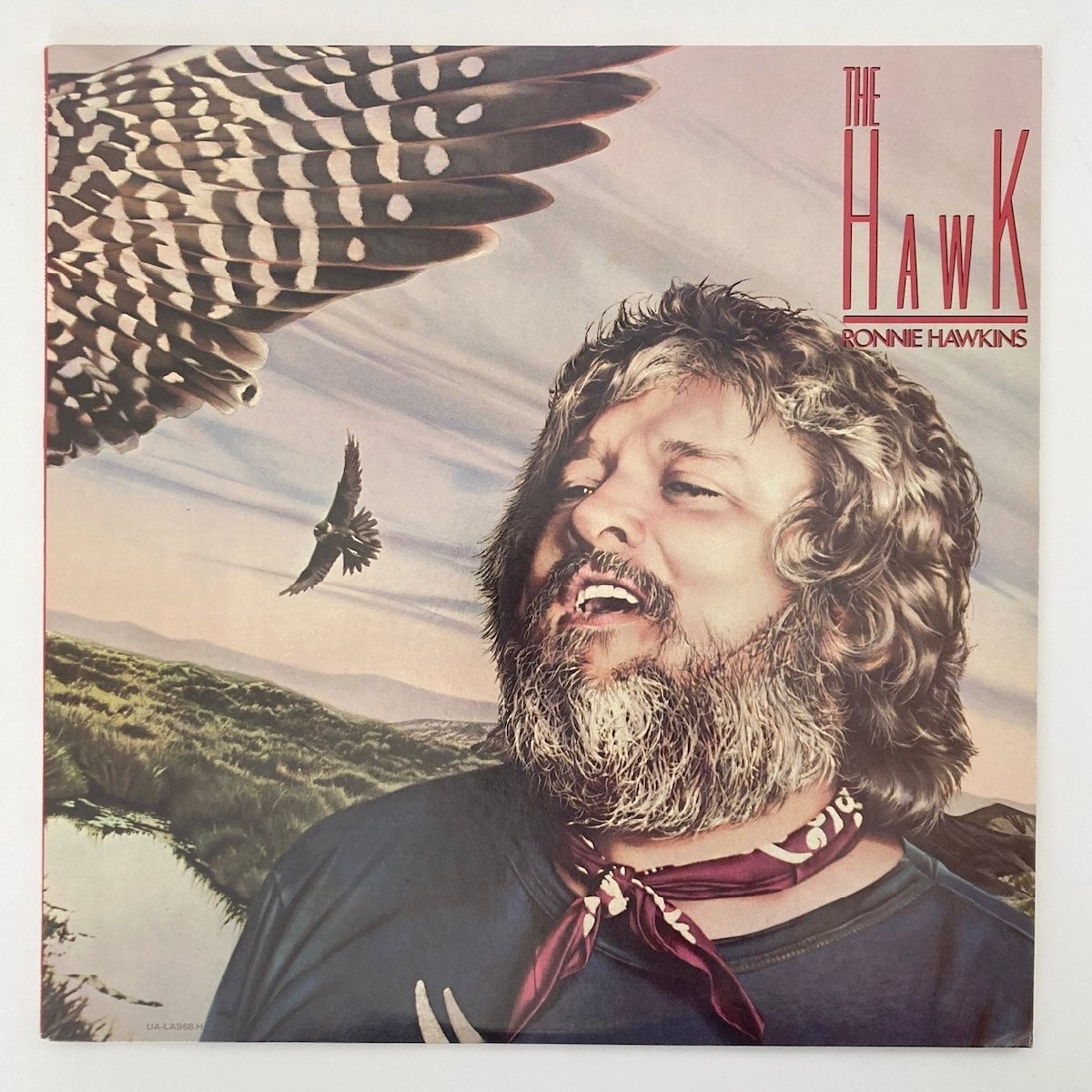 LP/ RONNIE HAWKINS / THE HAWK / ロニー・ホーキンス / US盤 UNITED ARTISTS UA-LA968-H 5A26H-5044拍卖